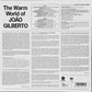 Joao Gilberto - The Warm World Of Joao Gilberto - 180G - Limited Edition Vinyl