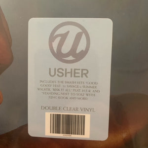 Usher - Coming Home - 2LP - Clear Color - Brand New/Sealed Vinyl