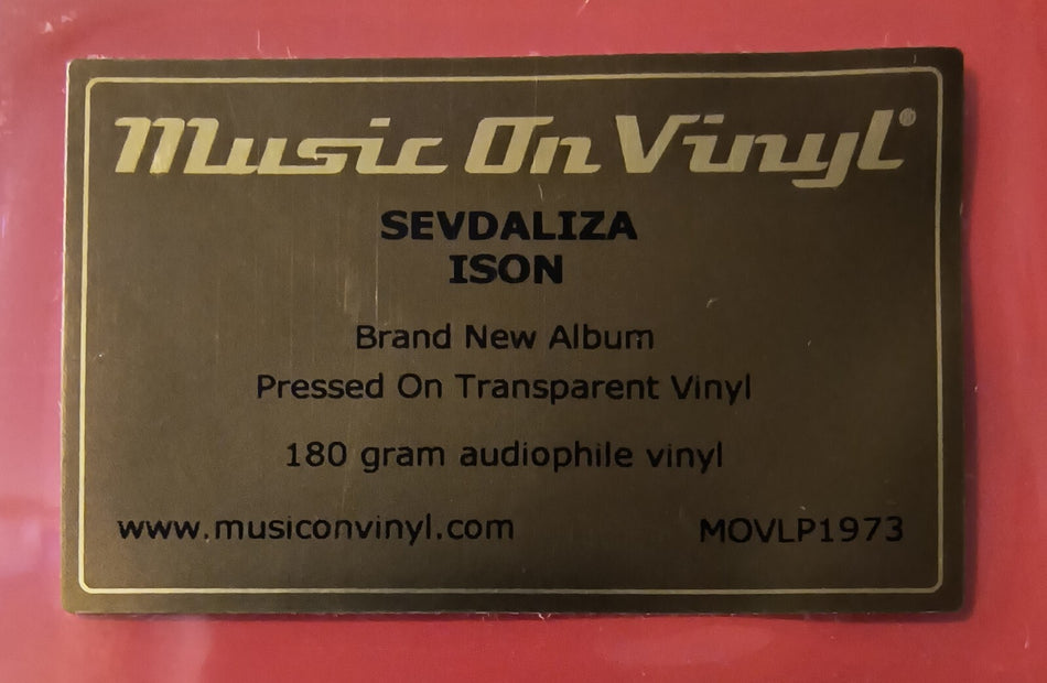 Sevdaliza - Ison |2 LPs| Clear Vinyl | LE |MOV| Gatefold | Audiophiles