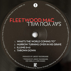 Fleetwood Mac - Say You Will - 2LP - First Time on Vinyl - A Classic New/Sealed