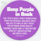 Deep Purple - In Rock - Half Speed Remastered - Purple Vinyl - 1 LP - New/Sealed