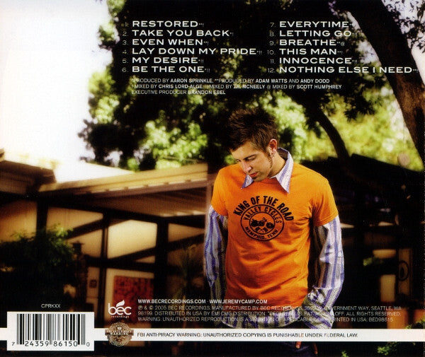 Jeremy Camp - Restored -Used CD