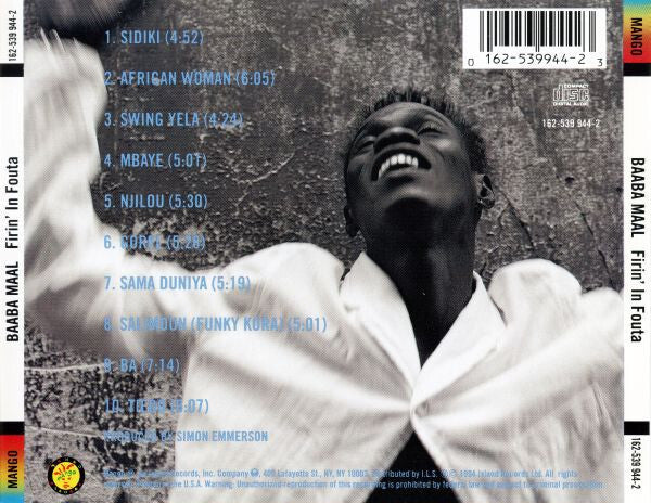 Baaba Maal - Firin' In Fouta - Used CD