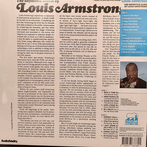 Louis Armstrong - The Definitive Album By Louis Armstrong - 1LP New Blue Vinyl