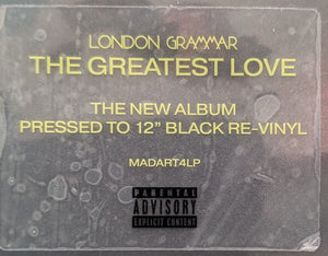 London Grammar - The Greatest Love - 1 LP - Brand New/Sealed Re-Vinyl