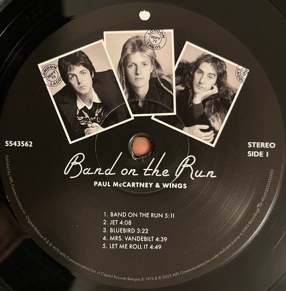 Paul McCartney And Wings – Band On The Run - Half-Speed Master - Brand New Vinyl