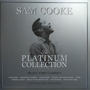 Sam Cooke – The Platinum Collection - Cool White Color - 3LP - Brand New Vinyl