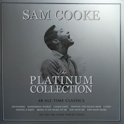 Sam Cooke – The Platinum Collection - Cool White Color - 3LP - Brand New Vinyl