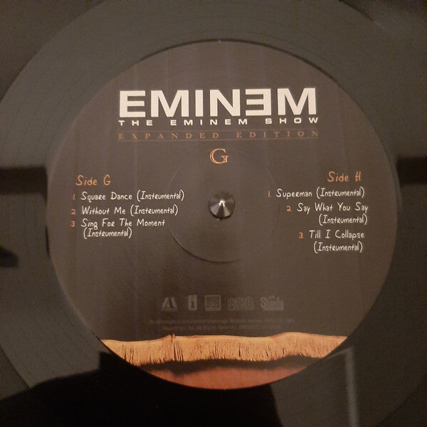 Eminem The Eminem Show Expanded Edition vinyl record tracklist close-up