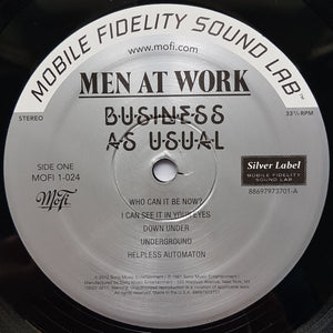 Men At Work - Business As Usual - Yellow Cover - LE - MOFI - Numbered Vinyl
