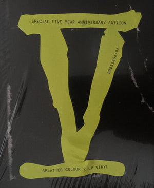 The Weeknd - Beauty Behind The Madness - 2LP - New Yellow Black Splatter Vinyl