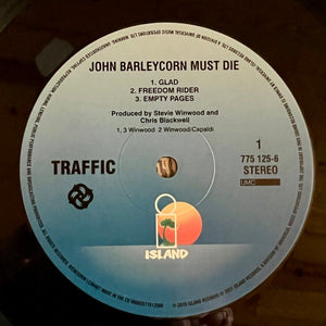 Traffic - John Barleycorn Must Die - Sticker - Remastered - Brand New Vinyl
