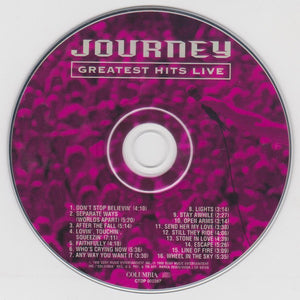 Journey – Greatest Hits Live - Preowned CD