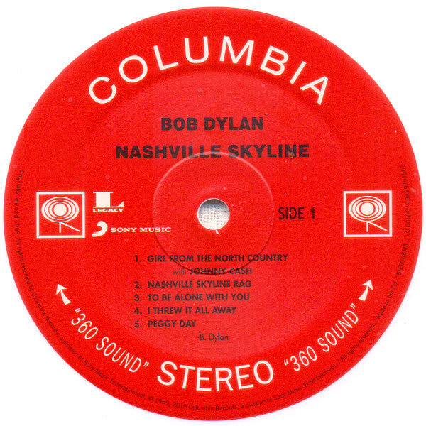 Bob Dylan – Nashville Skyline - White - Brand New/Sealed Vinyl