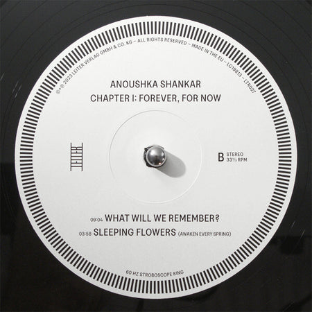 Anoushka Shankar Chapter I: Forever, For Now vinyl record side B tracklist close-up.