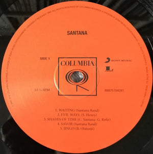 Santana - Santana - 1 LP - New/Sealed Vinyl