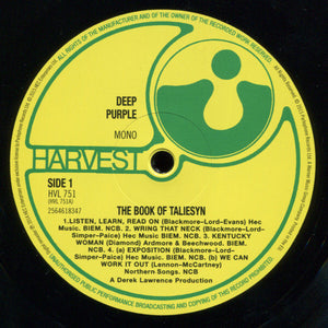 Deep Purple - The Book Of Taliesyn - Mono - 1 LP -New/Sealed Vinyl