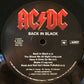 AC/DC - Back In Black - Remastered - Embossed - Brand New/Sealed Vinyl