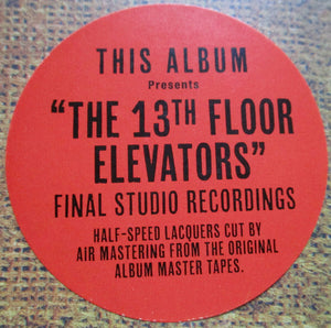 13th Floor Elevators - Bull Of The Woods - Half-Speed Mastered - 1LP - New Vinyl