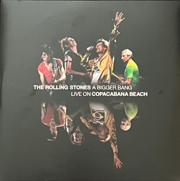 The Rolling Stones A Bigger Bang Live on Copacabana Beach vinyl record album cover