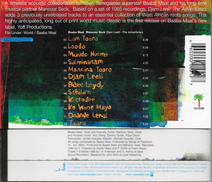 Baaba Maal & Mansour Seck - Djam Leelii : The Adventurers - Used CD
