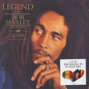 Legend - The Best of Bob Marley & The Wailers - 30th Anniv. 2 LP Tri-Color Vinyl