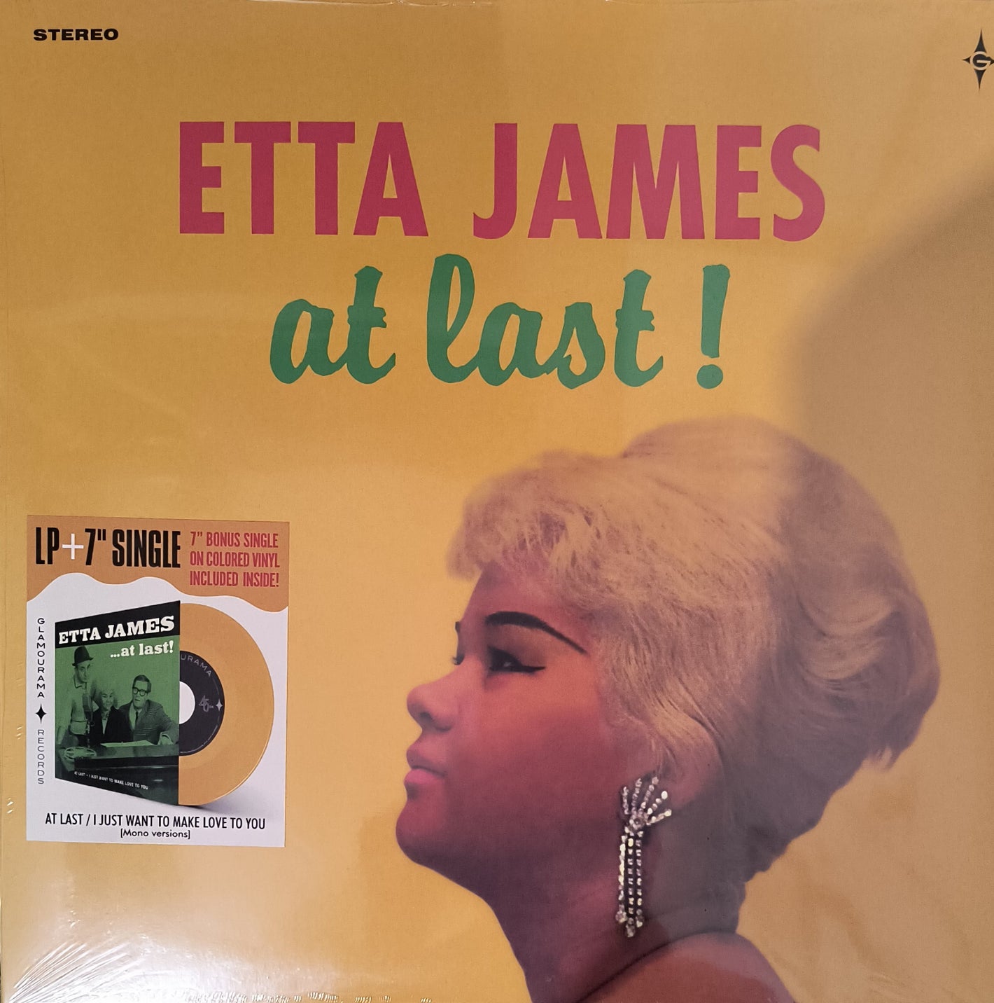 Etta James – At Last! - Brand New/Mint Black Vinyl - w/ Bonus 7" On Orange Vinyl