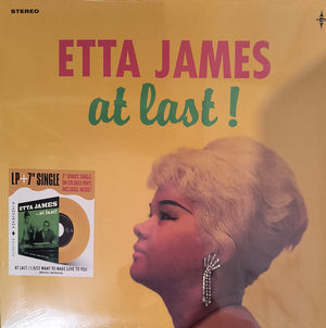 Etta James – At Last! - Brand New/Mint Black Vinyl - w/ Bonus 7" On Orange Vinyl