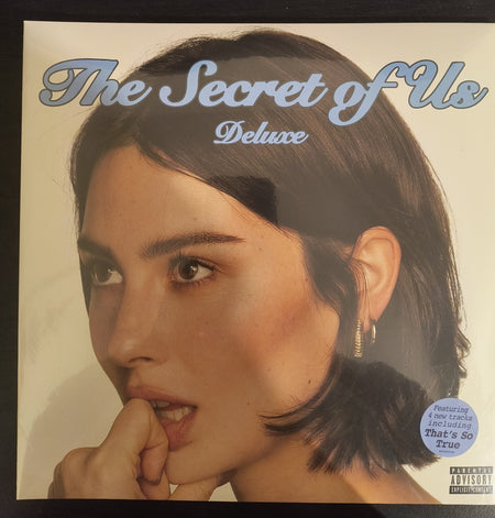 The Secret of Us Deluxe vinyl record album cover with a close-up portrait of a woman