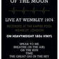 Pink Floyd - The Dark Side Of The Moon (Live At Wembley 1974) - Brand New Vinyl