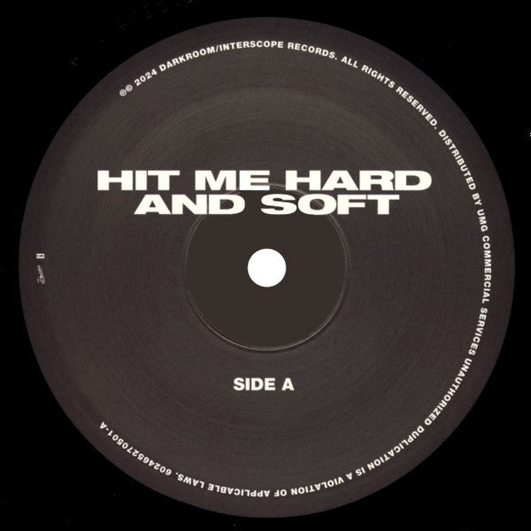 Billie Eilish – HIT ME HARD AND SOFT  - 1 LP - Recycled Black Vinyl - New/Sealed