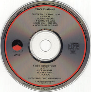 Tracy Chapman – Tracy Chapman w/Fast Car - Preowned CD