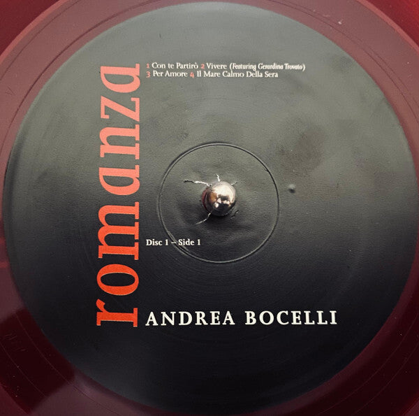 Andrea Bocelli - Romanza - 2LP - Limited Ed - Translucent Red - Brand New Vinyl
