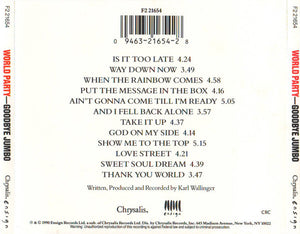 World Party - Goodbye Jumbo - Used CD
