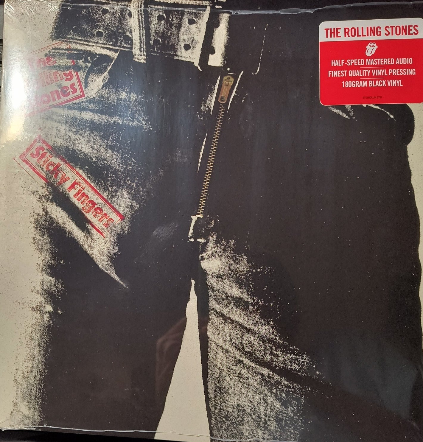 Rolling Stones - Sticky Fingers - 1LP - Half Speed Mastered -Sealed Black Vinyl