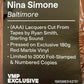 Nina - Baltimore - Limited Edition - Red Marble - 1 LP - Brand New/Sealed Vinyl