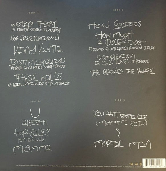 Kendrick Lamar – To Pimp A Butterfly - 2LP (10th Anniversary) Black Vinyl