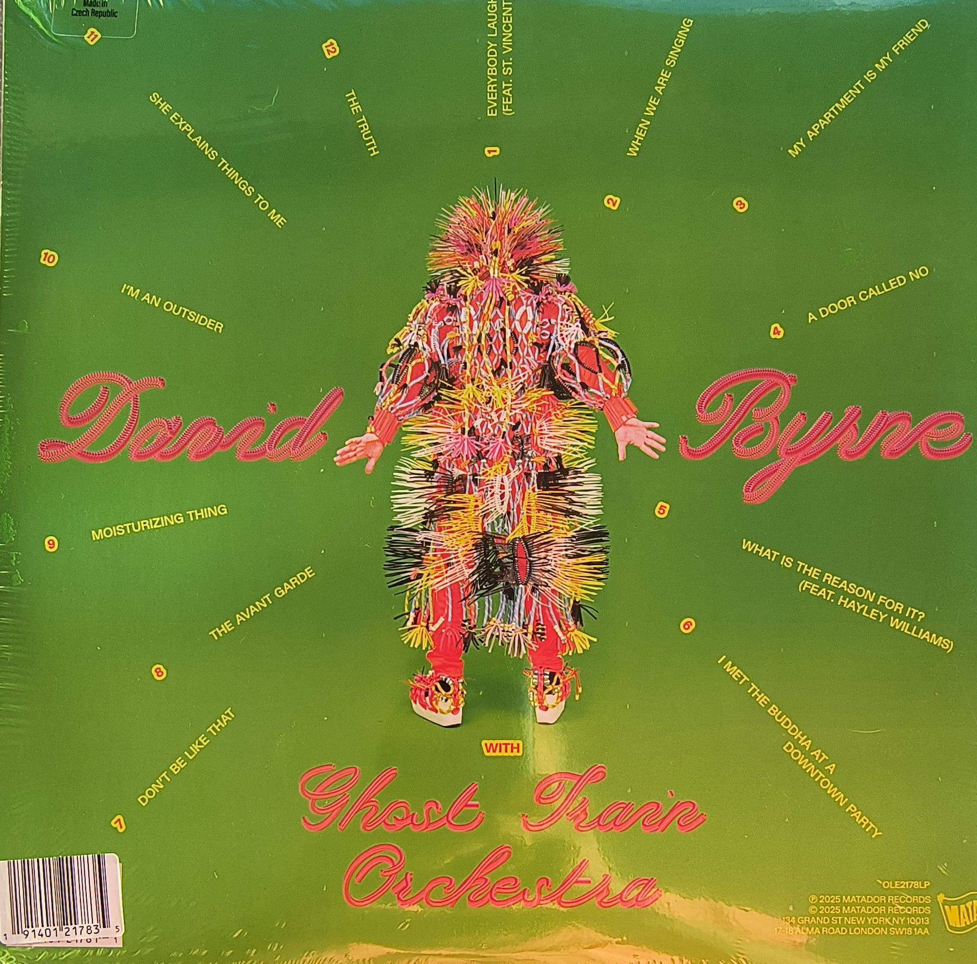 David Bryne - Who Is The Sky Back Cover