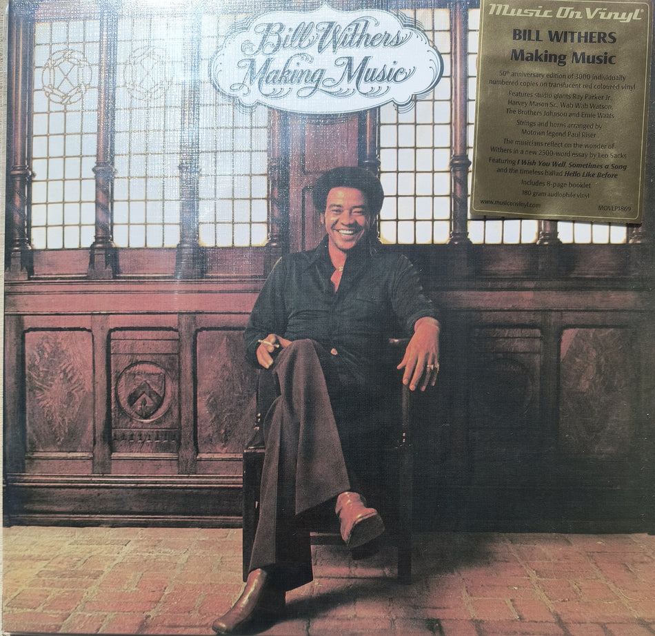 Bill Withers - Making Music | Numbered 180g Red Vinyl LP | Music On Vinyl