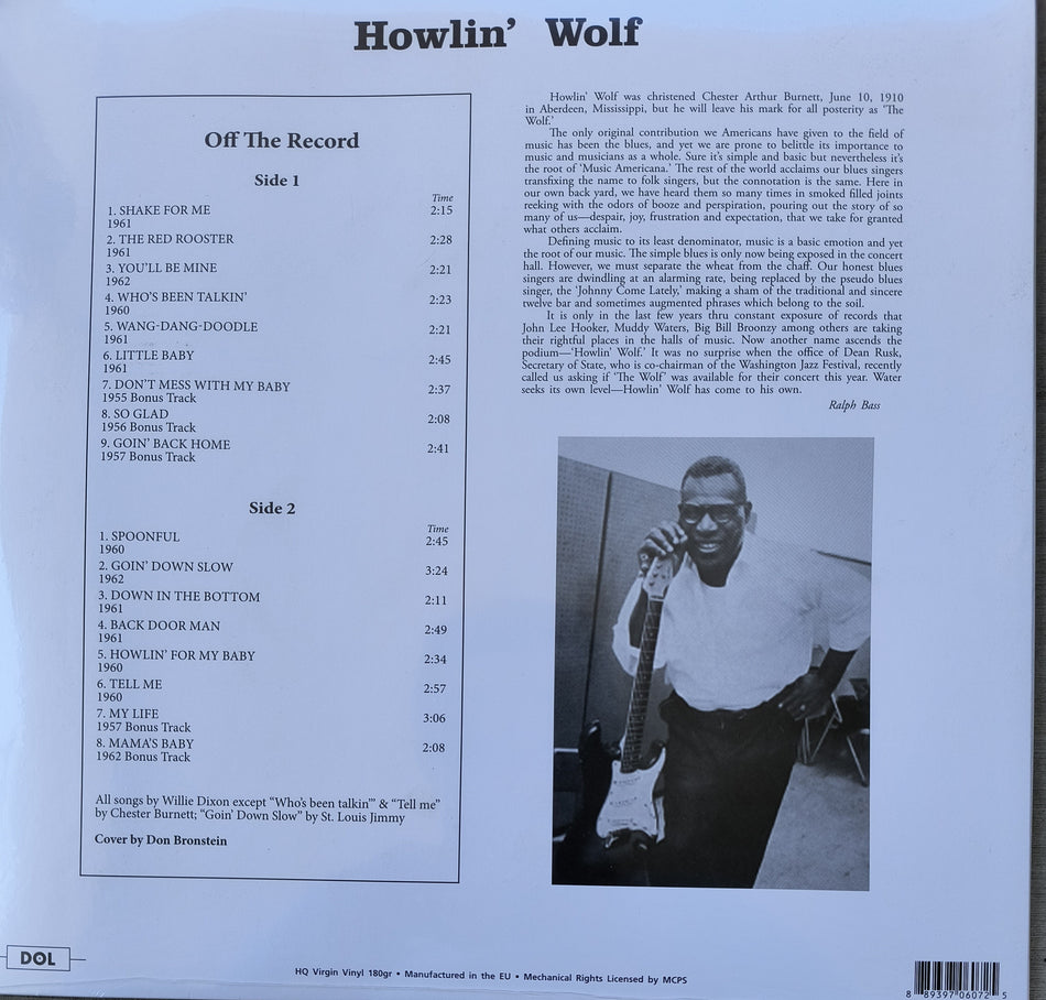 Howlin' Wolf - The Rockin' Chair Album | Royal Blue LP