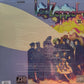 Led Zeppelin II vinyl record back cover, psychedelic band photo and album tracklist