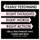 Franz Ferdinand - Right Thoughts/Right Words/Right Action 12" LP