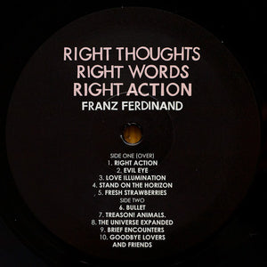 Franz Ferdinand - Right Thoughts/Right Words/Right Action 12" LP