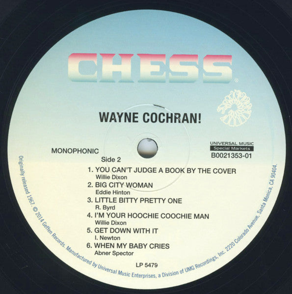 Wayne Cochran - Wayne Cochran! | LP | Classic Blue‑Eyed Soul