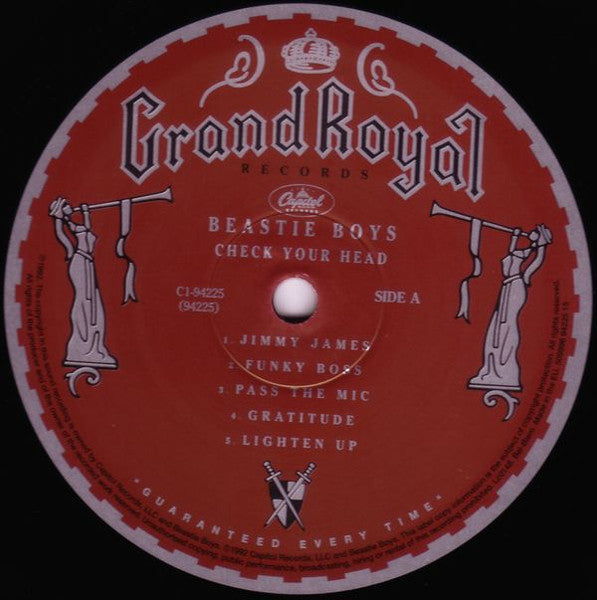 Beastie Boys - Check Your Head | 2‑LP 180G | Remastered |  Black Vinyl |