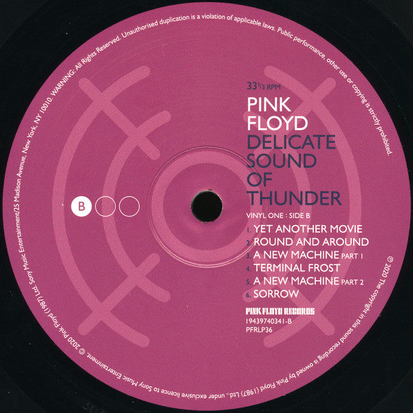 Pink Floyd - Delicate Sound Of Thunder | 180g 3LP | Restored Remixed