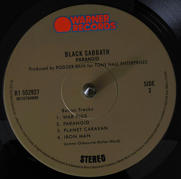 Black Sabbath – Paranoid | Deluxe Ed. | 2LP Remastered | Classic Album