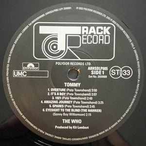 The Who - Tommy | Abbey Road Half-Speed Mastered 2LP | Pinball Wizard