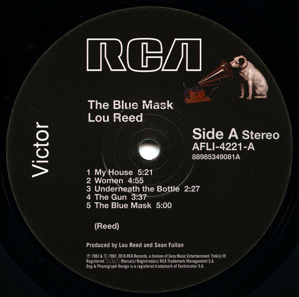 Lou Reed - The Blue Mask | Remastered LP | Lou's Personal Supervision