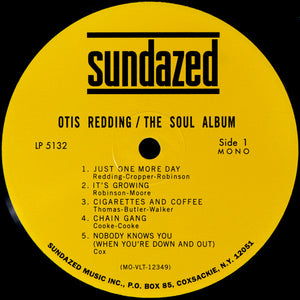 Otis Redding - The Soul Album | New Vinyl LP | Mastered from Original Mono Tapes